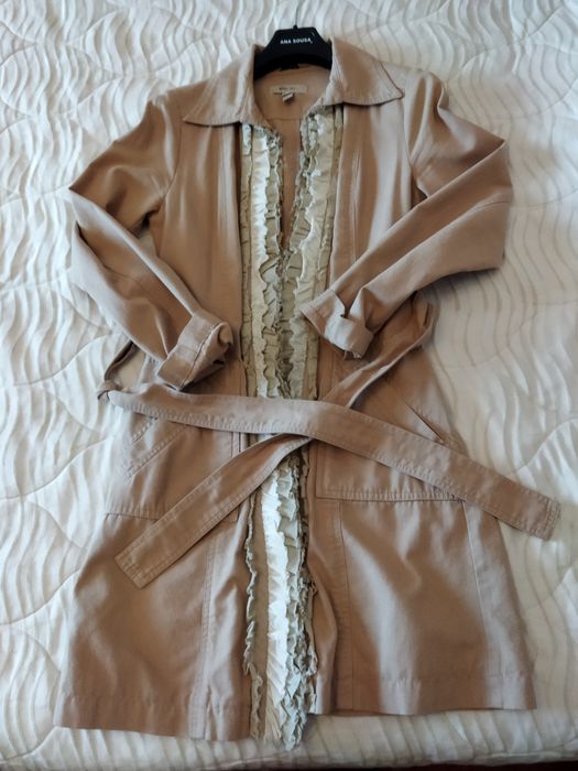 AINDA MAIS BARATO! Trensh em algodão da Mango