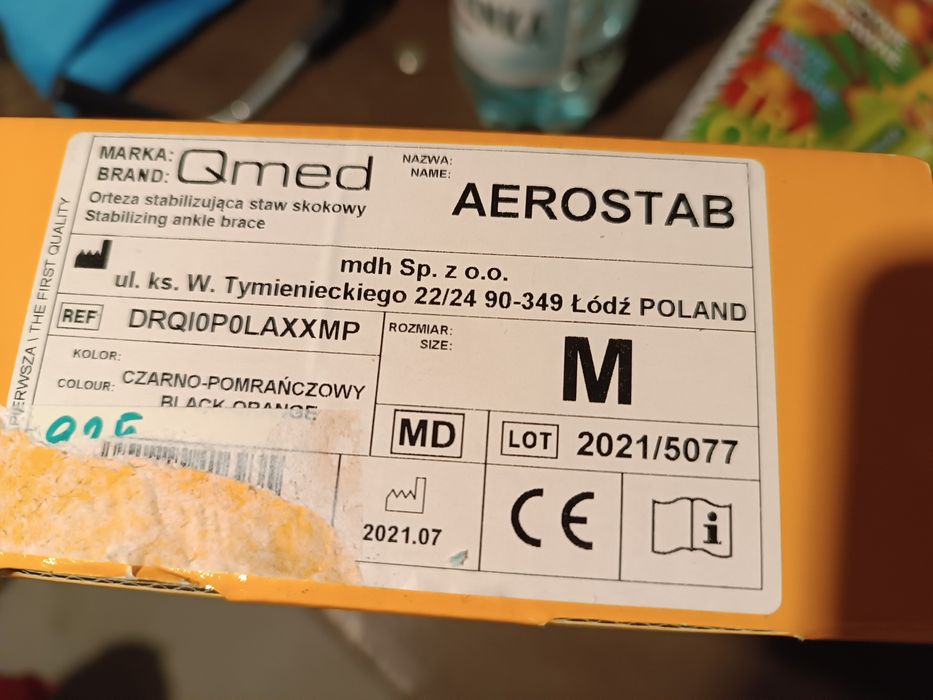 Orteza stabilizująca staw skokowy