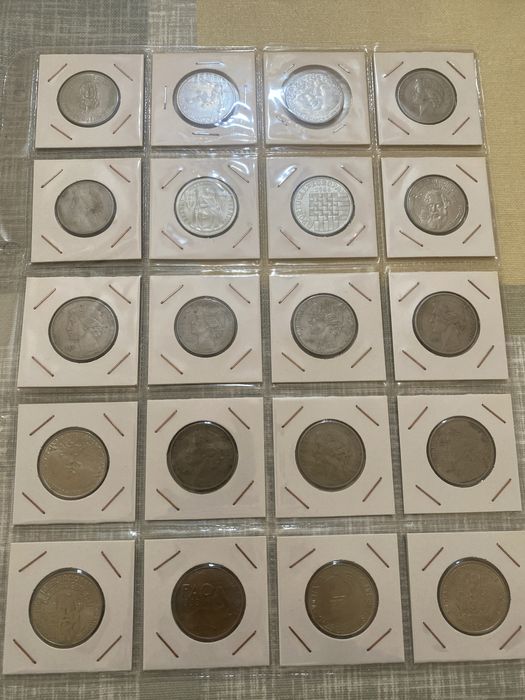 52 moedas de 25$ com comemorativas