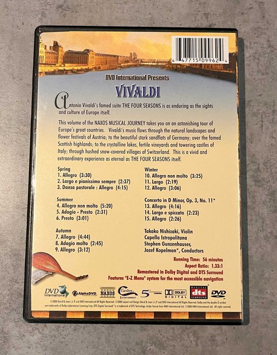 Vivaldi - L'Estro Armonico - A Naxos Musical Journey (DVD)
