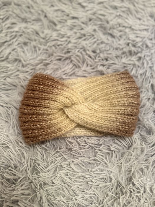 Opaska na glowę z welny