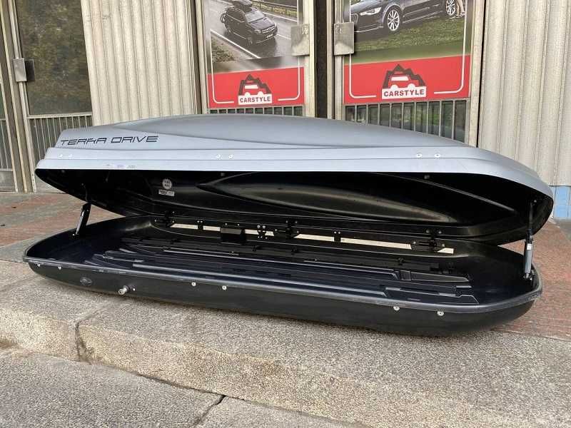 Автобокс на крышу Terra Drive-480л сірий чорний 196*75*43 БВ вживаний