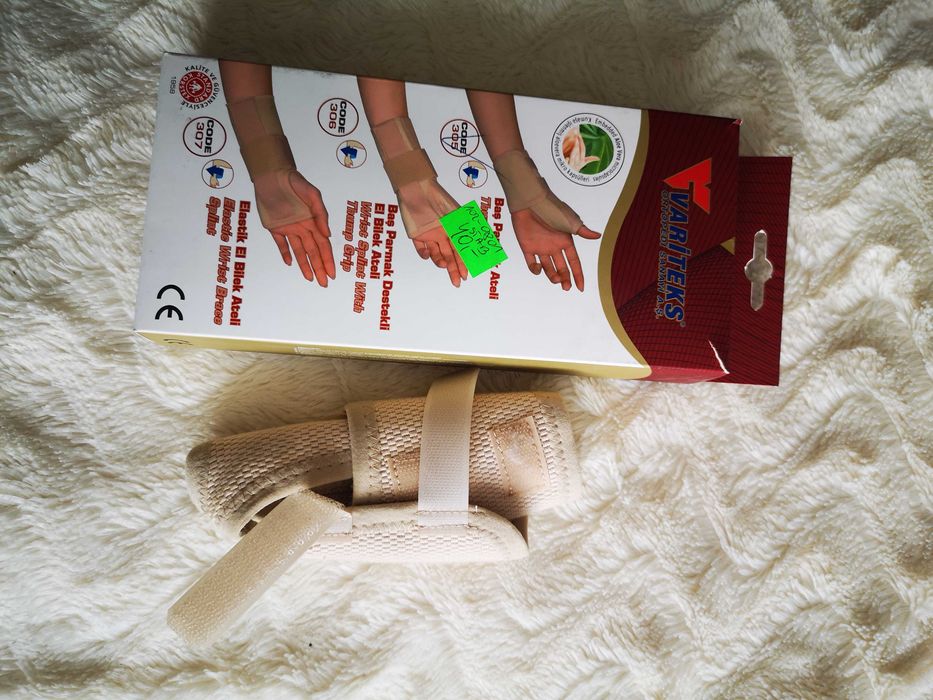 Stabilizator kciuka z szyną