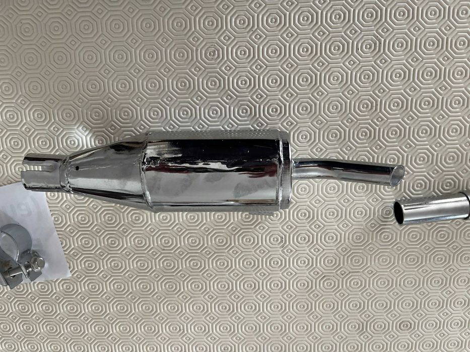 Linha escape completa (exhaust for 72cc) NOVA Honda Mini Trail Z50A