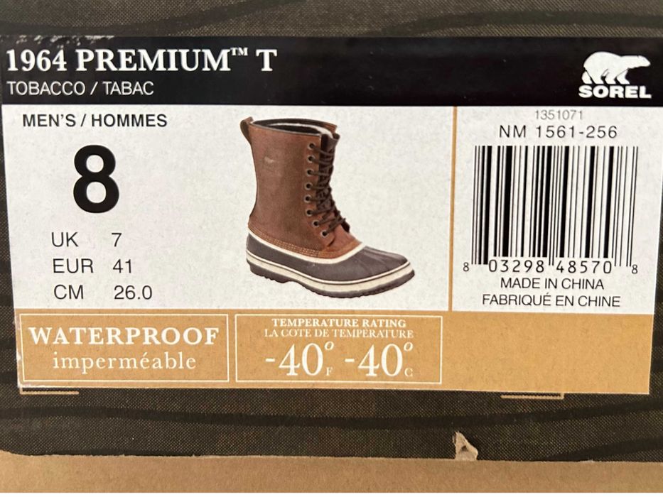 Mega ciepłe śniegowce SOREL (unisex) r. 41