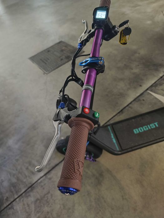 Trotinete | Bogist M5 Pro+ Black & Purple Edition | Premium + Extras