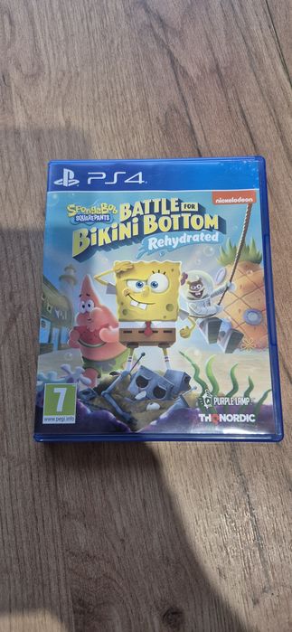 Konsola Play Station 4 Ps4 + 2 pady + gra SpongeBob