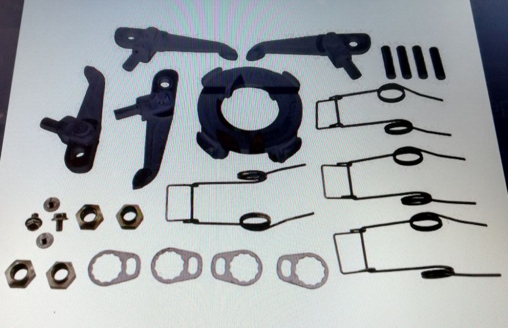 Zestaw naprawczy docisk metalowy sprzęgła kombajn claas Dominator 4 ła