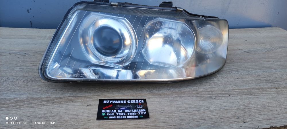 Lampa Lewa Przód DEPO Audi A3 8L Lift Blask Gołdap