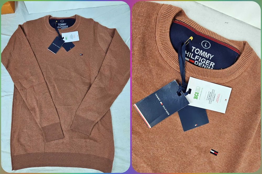 Sweterki męskie Tommy Ralph Lauren nowość bawełna hit