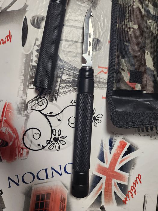 Pá , kit .sobrevivência, camping aventura