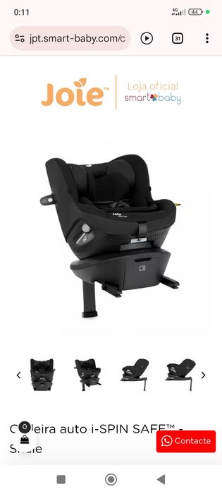 Cadeira joie auto-spin safe shale