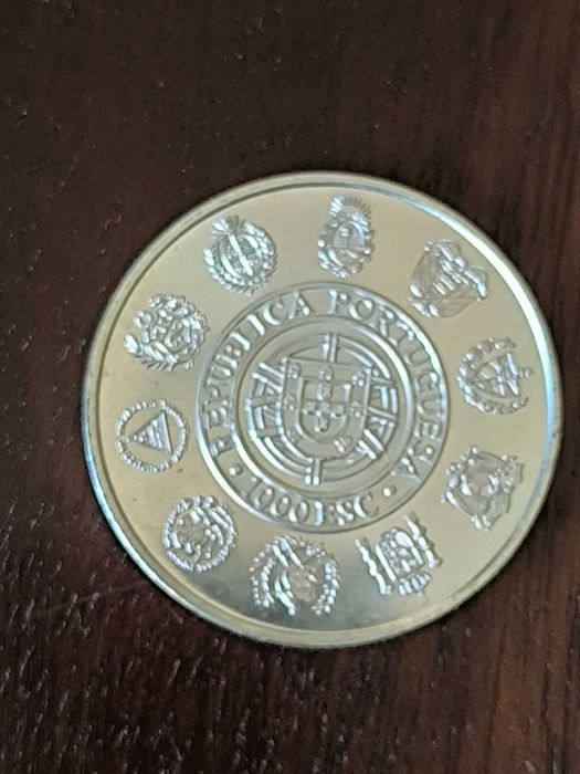 1994 - Moeda comemorativa 1000 escudos - O Lobo