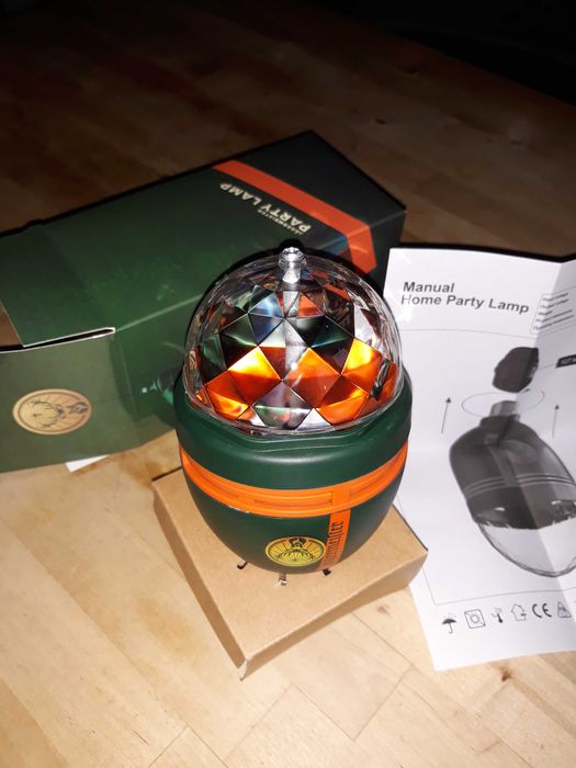 Jagermeister na Prezent Diodowa disco żarówka Kula obrotowa