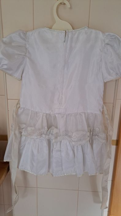 Vestido cetim cerimónia menina