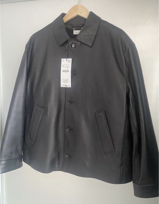 Кожаная куртка Zara man leather collection