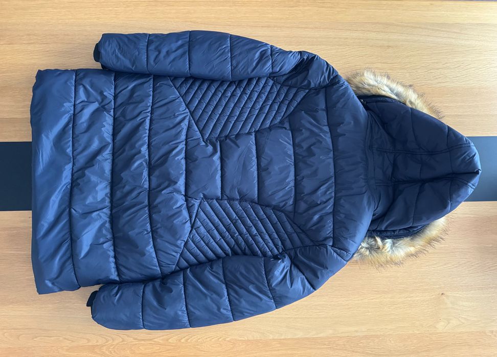 Kurtka damska z kapturem Geographical Norway Expedition, L, granatowa