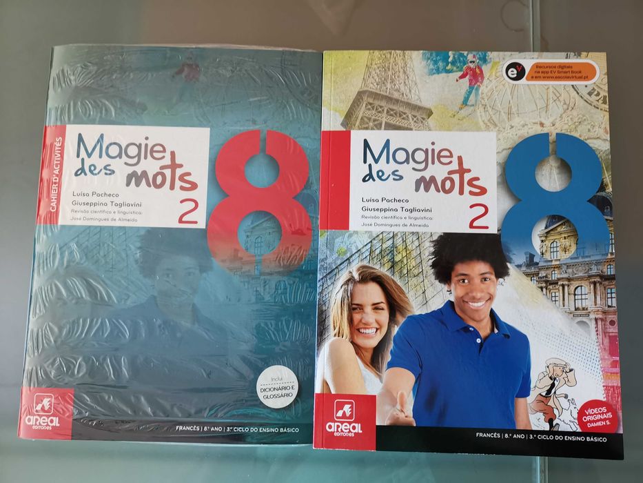 MAGIE DES MOTS 2 – 8TH GRADE STUDENT TEXTBOOKS – NEW