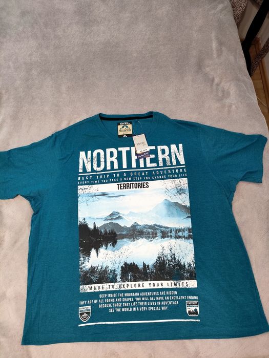 T-shirt 6XL 76/78 mountain góry męski