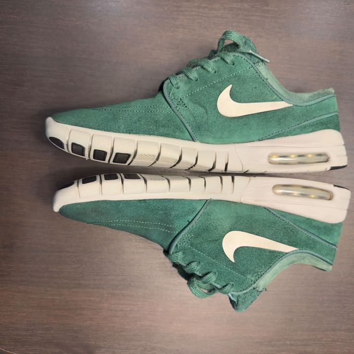 Nike Stefan Janoski зелені кросівки з замші розмір 42