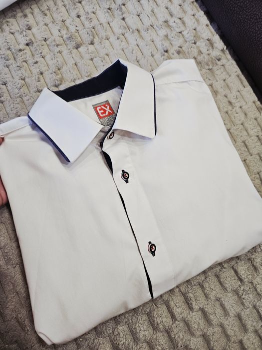 Koszula gładka biała 40