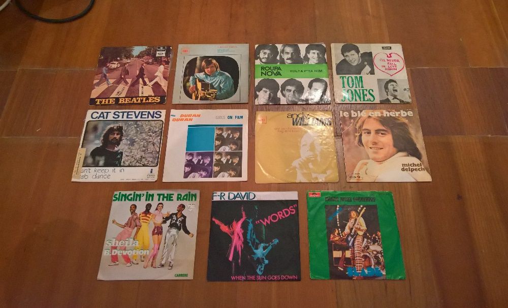 Lote de discos Single vários