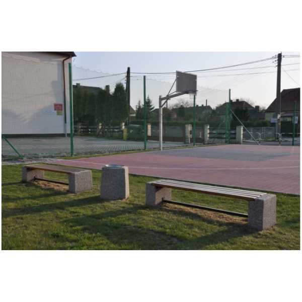 Ławka betonowa bez oparcia 200×45 cm