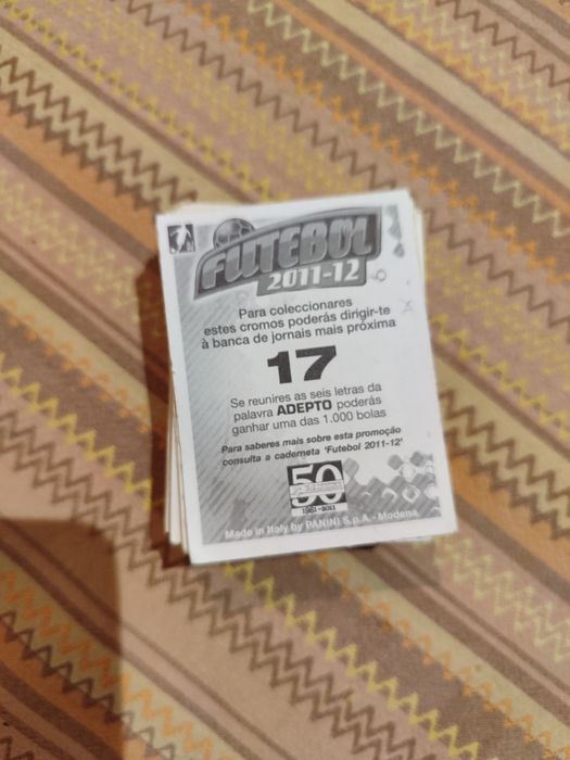 Cromos campeonato nacional 2011/2012