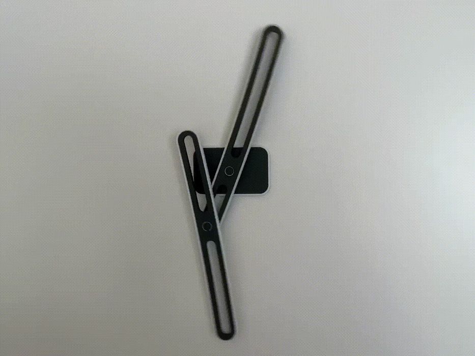 Pêndulo Caótico para Paredes (com Rolamentos 608-ZZ)