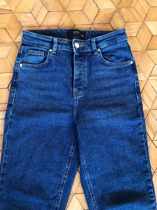 Spodnie jeansy Reserved denim 34 wysoki stan jeans