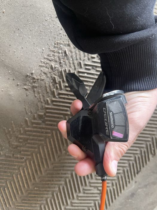 Продам такий потужний комплект монетка shimano deore і переклюк shimano deore 9 передач