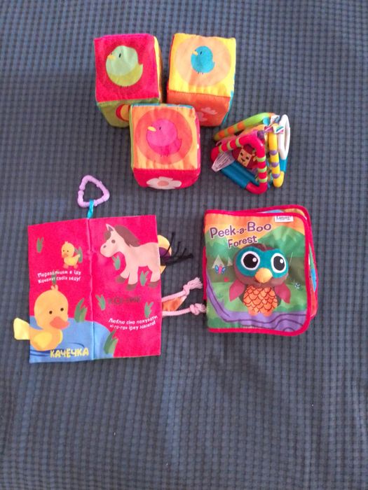 М'які кубики, книжки-шуршалки