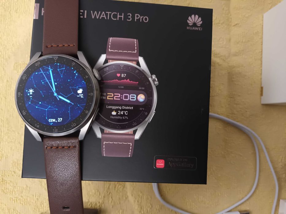 HUAWEI Watch 3 Pro i słuchawki FreeBuds Pro