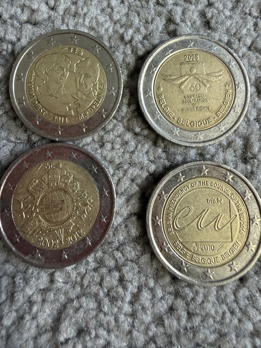 Moedas 2 euros circuladas