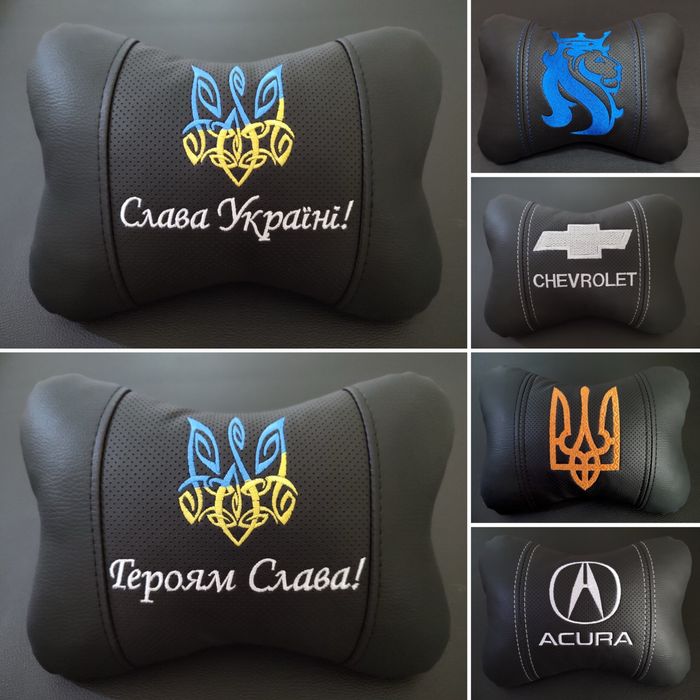 АКЦИЯ! Подушка на підголовник на сидіння автоподушка під шию дорожня