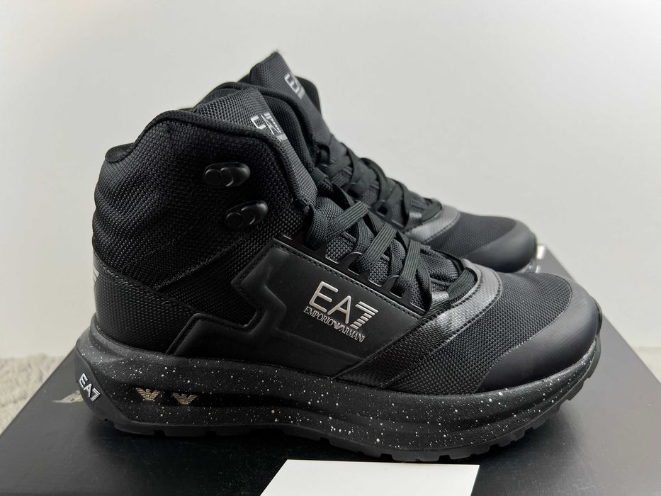 Buty męskie czarne trzewiki Emporio Armani 7X000340 41