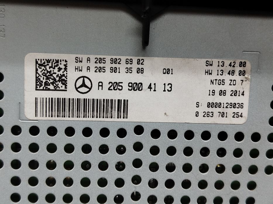 Display - mercedes-benz c-class t-model (s205) | 14 -