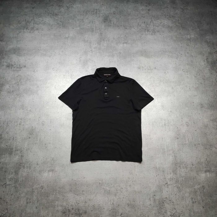 MĘSKA Elegancka PREMIUM Czarna Koszulka Polo MK Michael Kors Classic