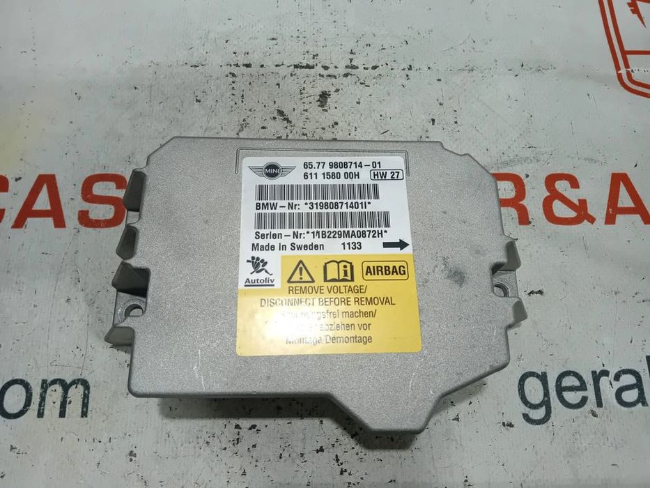Centralina de Airbag Mini Cooper R56 611158000H 6577980871401 Original