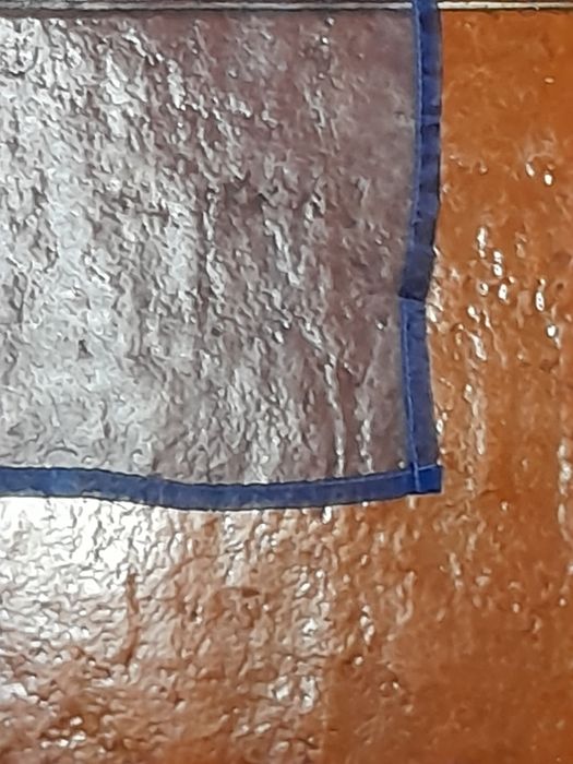 Retalho de tecido fino transparente