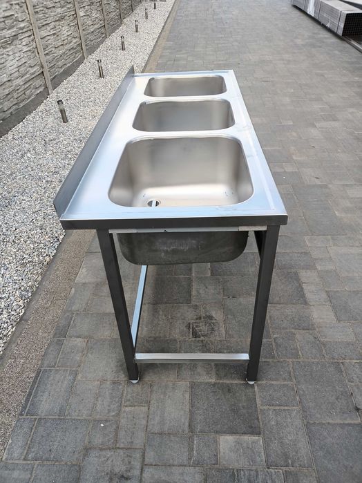 Zlew 3 komorowy 1800x700x850 NOWY