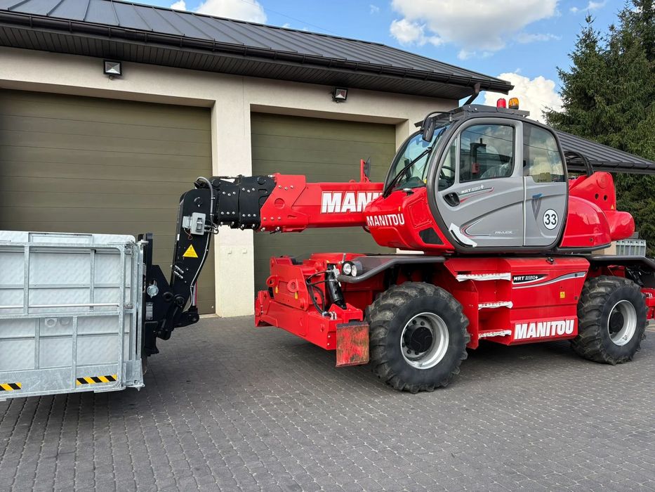 Manitou MRT 2150  widły, kosz   /  118 mth