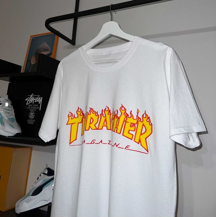 Футболка THRASHER (білого кольору)