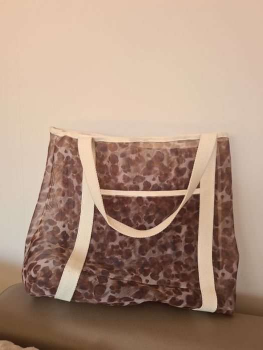 Zara torebka panterka shopper