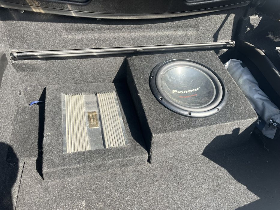Subwoofer Pioneer e amplificador Audiobank