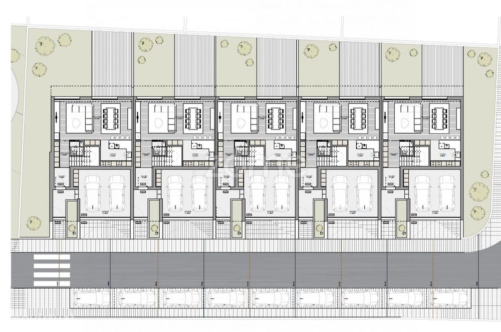Terreno com projeto aprovado para 5 moradias.