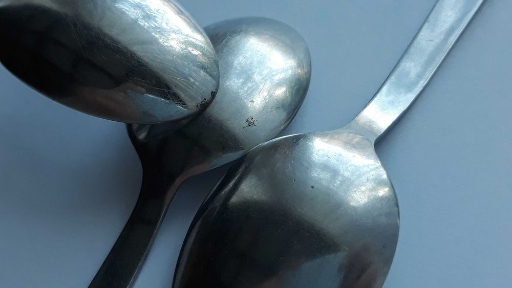 Sztućce PRL: 24 elementy KARO / ROMBY (nr.2), Gerlach