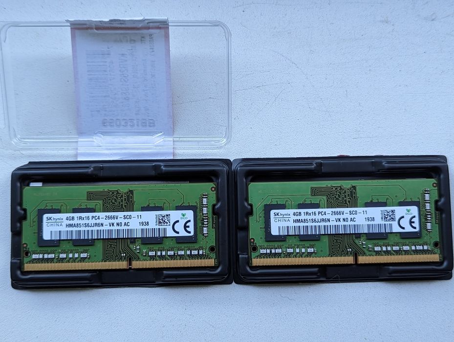 Пам'ять SK hynix 4GB SO-DIMM DDR4 2666 MHz - (HMA851S6DJR6N-VK)