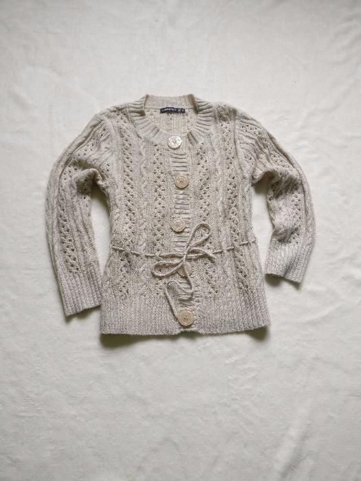 Atmosphere Primark sweter sweterek beż beżowy wełna wełniany jak nowy