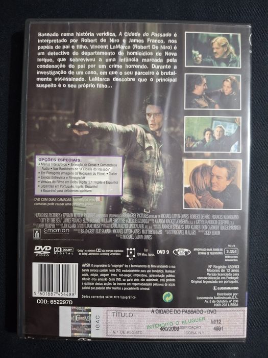 DVD A Cidade do passado.